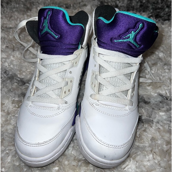 Air Jordan 5 “Grapes” White/Purple - Picture 5 of 8